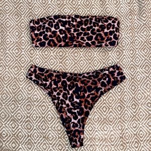 Cheetah print bikini